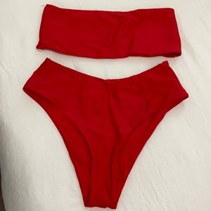 Red Bathing suit!